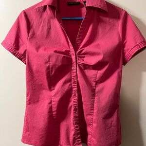Women's Pink Button-Up Top